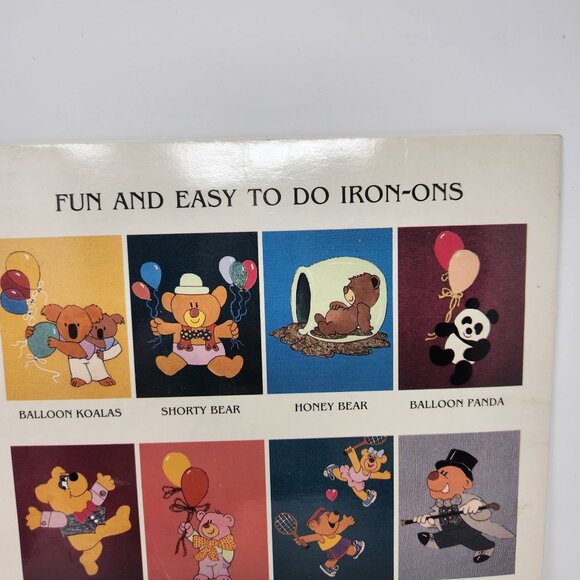 Patch N Paint Patterns Teddys & Other Bears Iron-On Transfer Designs By Barry Ge - Picture 3 of 8
